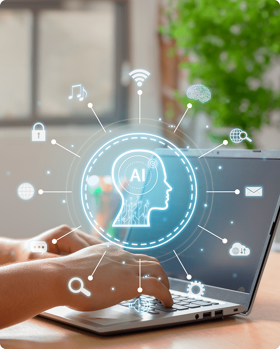 Digital connections with AI interface